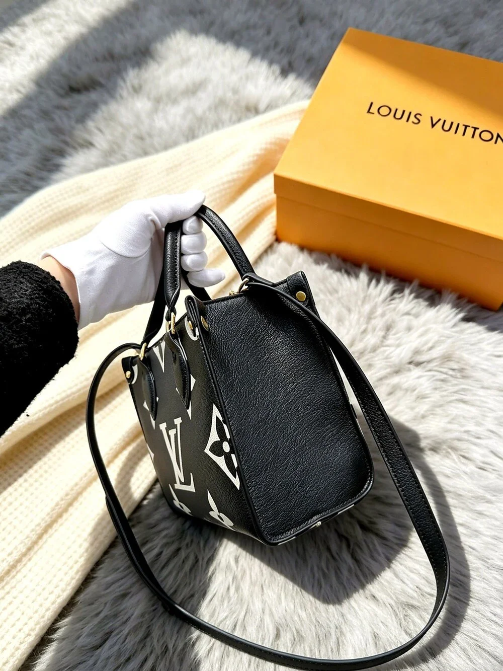 Louis Vuitton Monogram Empreinte Bicolor Black